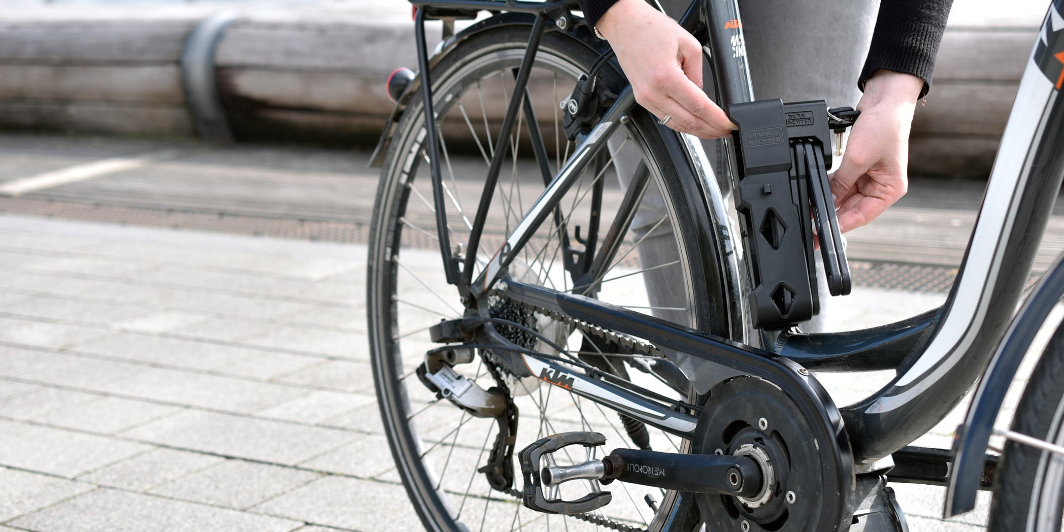 BURG-WAECHTER Fahrradsicherheit Fahrradschloss Faltschloss